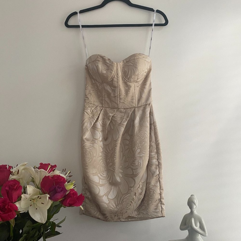 Stressless Champagne Mini Dress